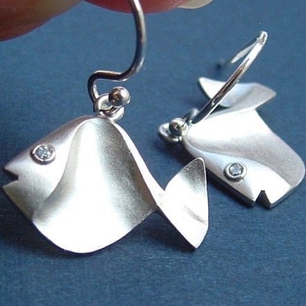 Fish Earrings, Fish Jewelry