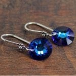 bermuda blue crystal dangles