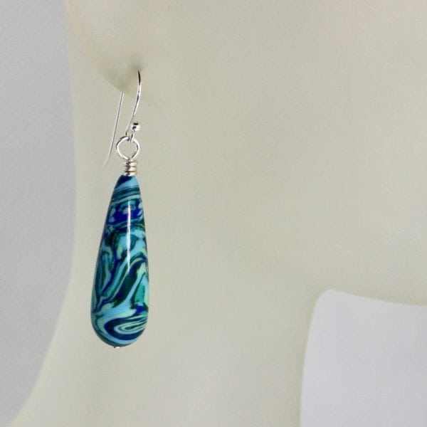 malachite earrings