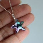 swarovski star crystal necklace