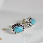 turquoise stud earrings