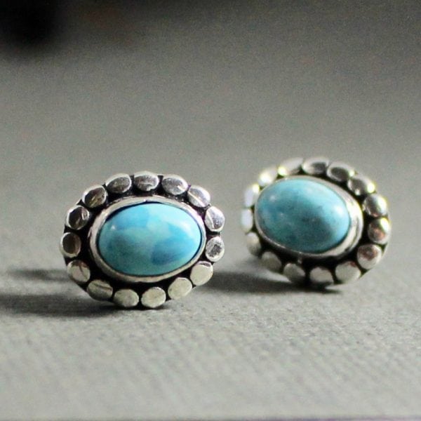 turquoise stud earrings